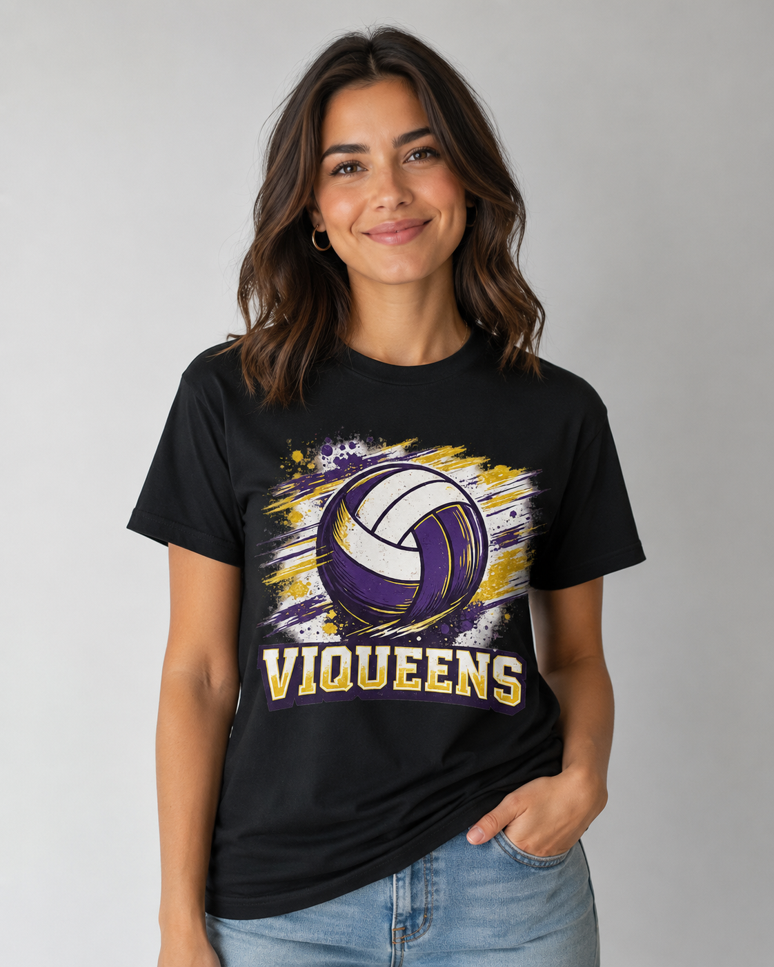 Viqueens Volleyball Tee - Gildan Tee