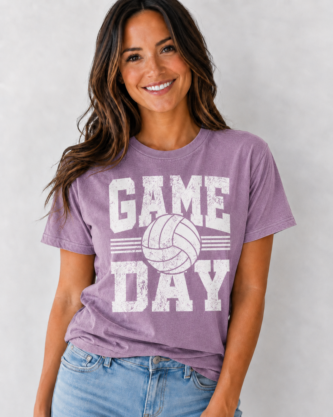 Volleyball Game Day Tee - Comfort Colors Shirt - CHS Viqueens Spirit Wear