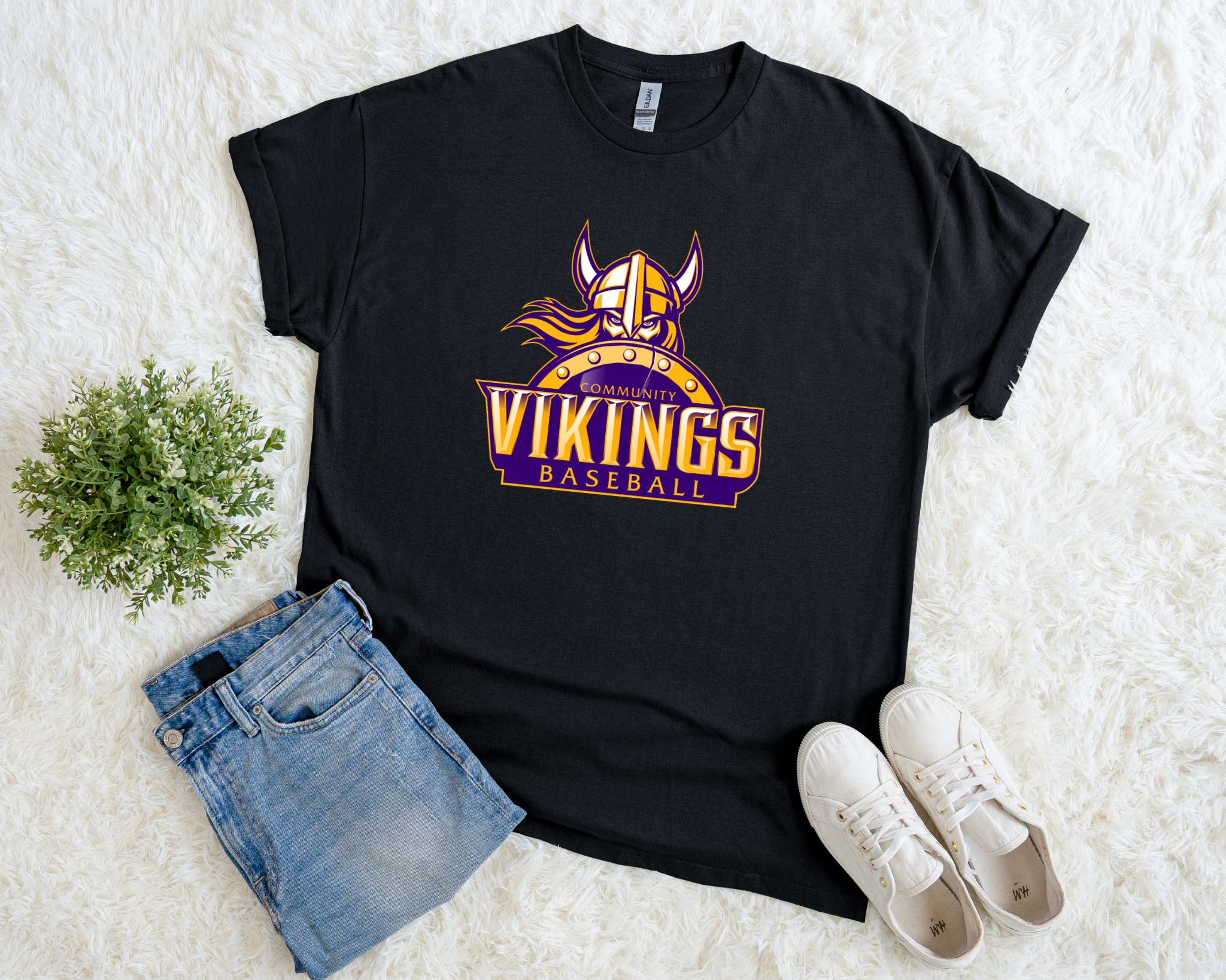 Official Community Vikings Baseball T-Shirt Fundraiser | Community Middle School Baseball