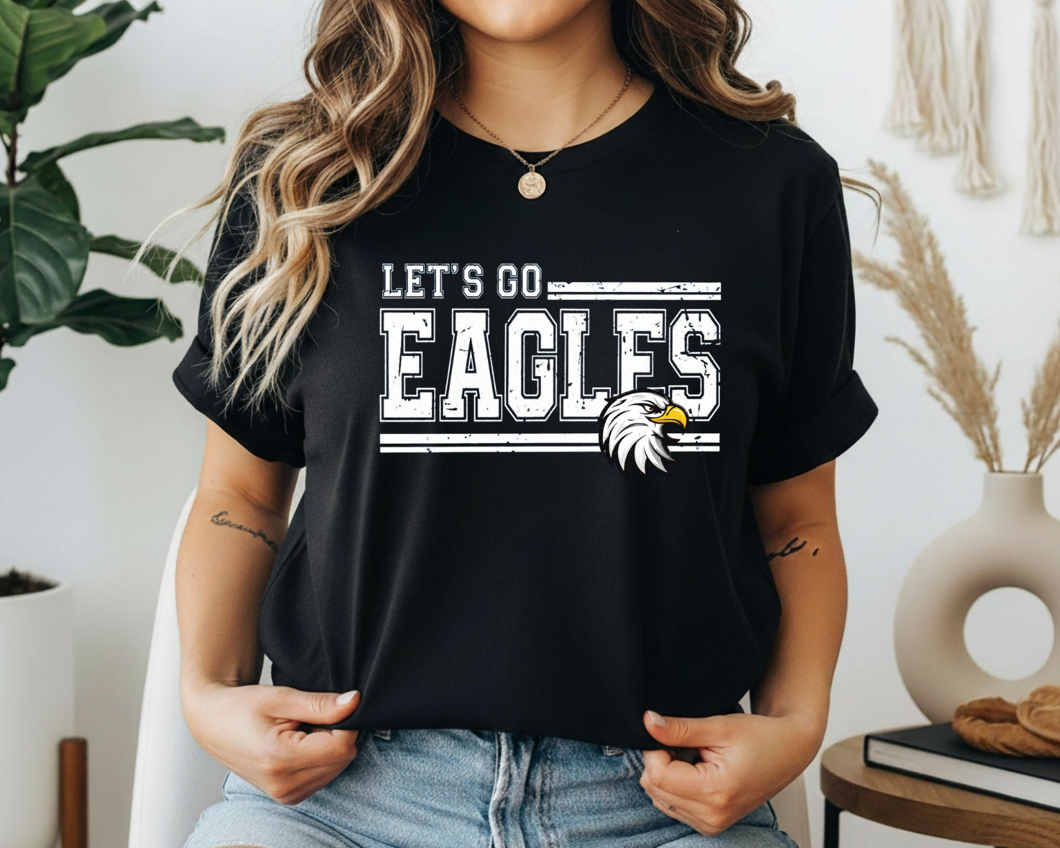 Let’s Go Eagles T-Shirt |Eagles Cheer Fundraiser Tee