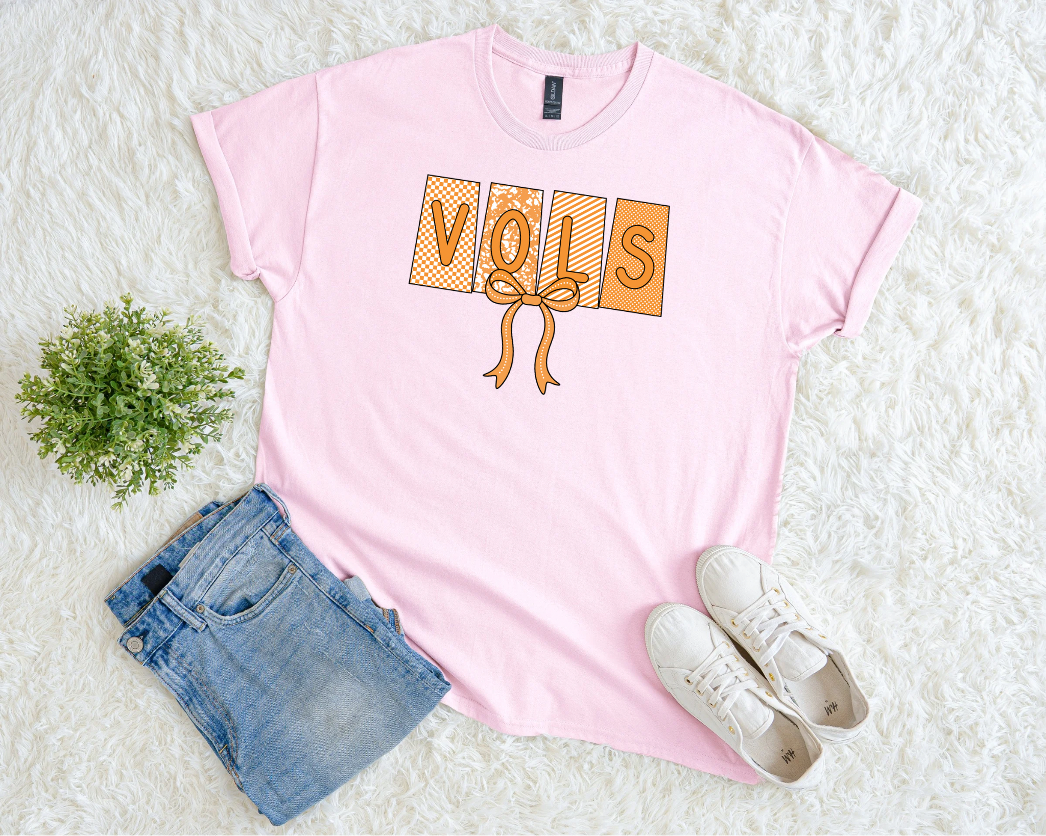 Vols Bow Graphic T-Shirt – Cute Tennessee Game Day Tee