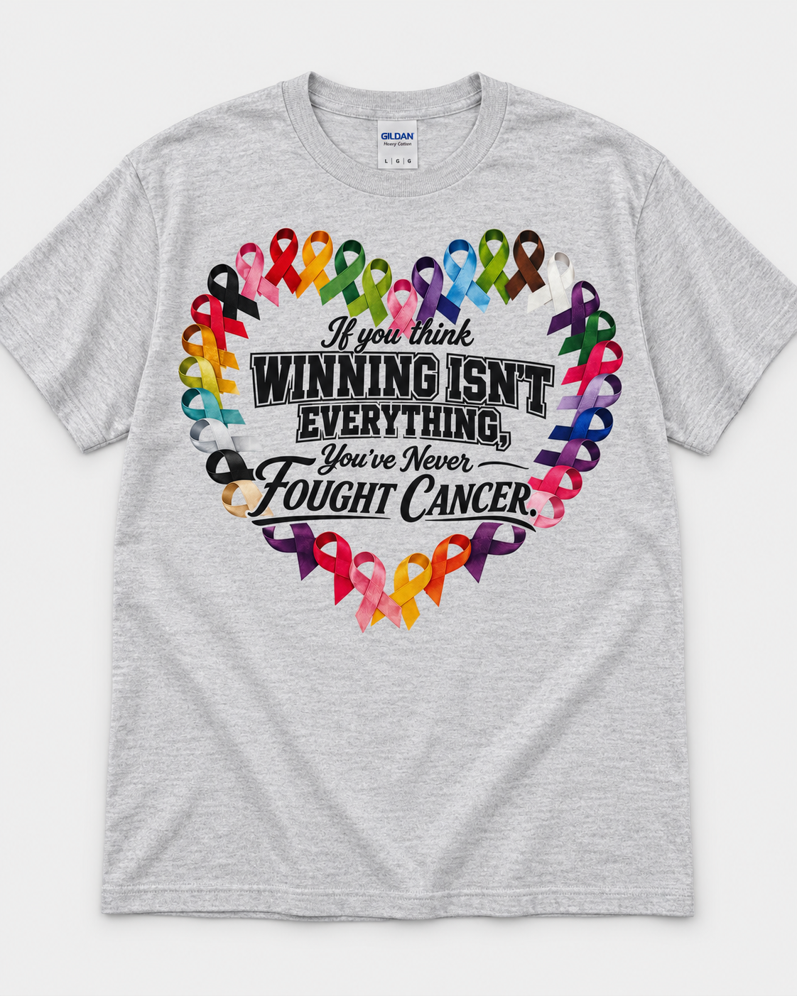 Cancer Awareness Ribbon Shirt – Winning Isn’t Everything Cancer Survivor Graphic Tee