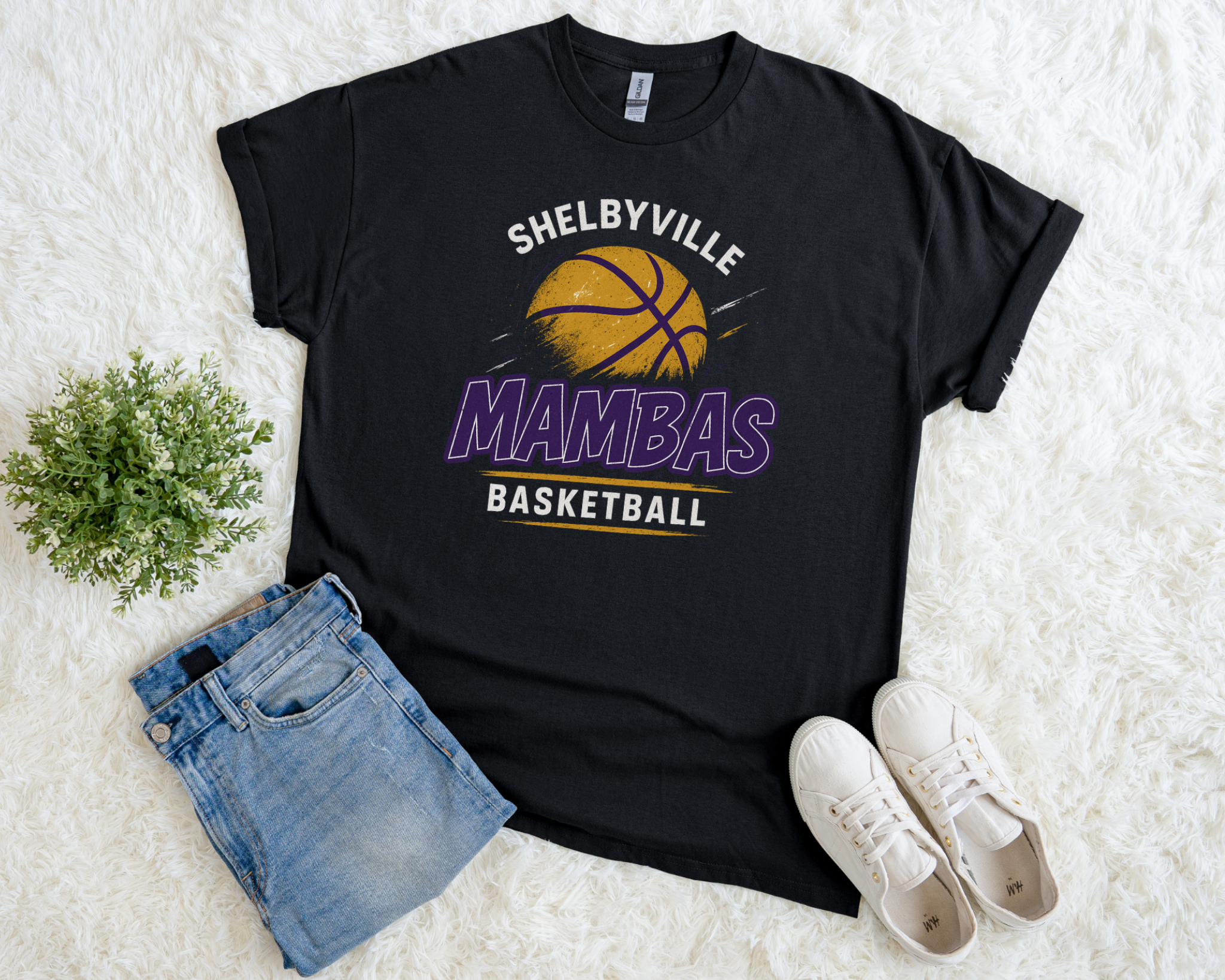 Shelbyville Mambas Basketball Fundraiser Shirt