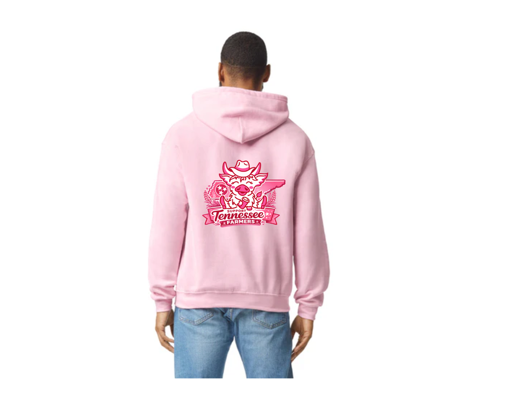 Support Tennessee Farmers Pullover Hoodie – Neon Cattle Coffee Co | Pressed in Chaos Exclusive