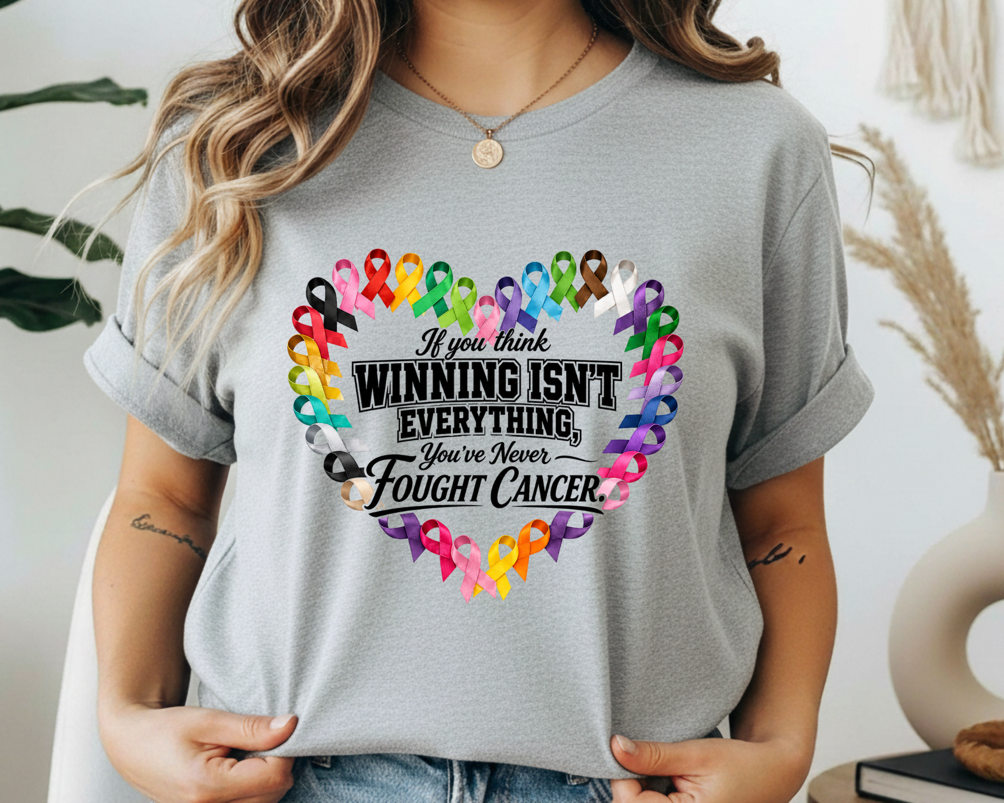 Cancer Awareness Ribbon Shirt – Winning Isn’t Everything Cancer Survivor Graphic Tee