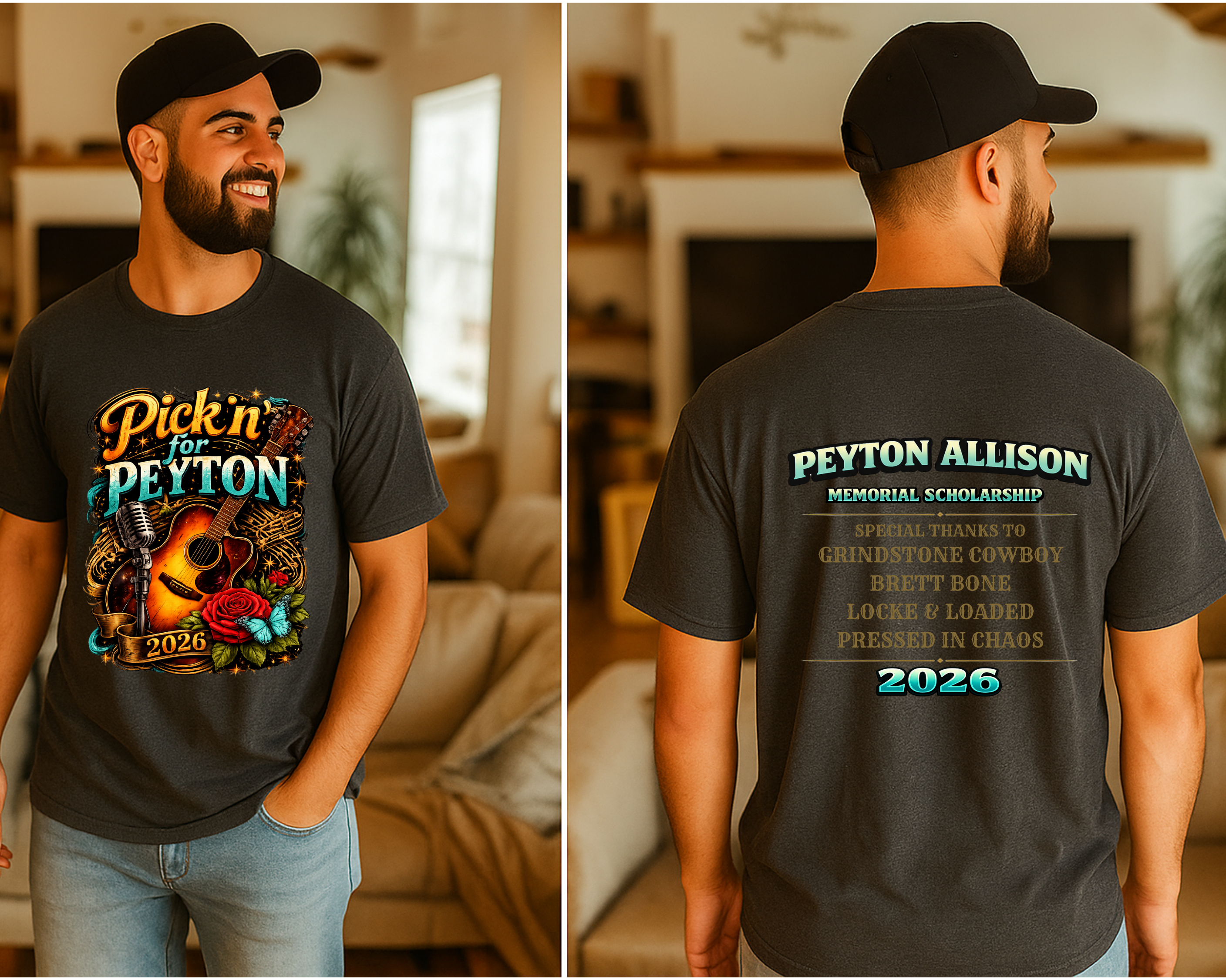 Pickin’ for Peyton 2026 Comfort Colors Tee | Fundraiser Shirt for Peyton Allison Scholarship Fund