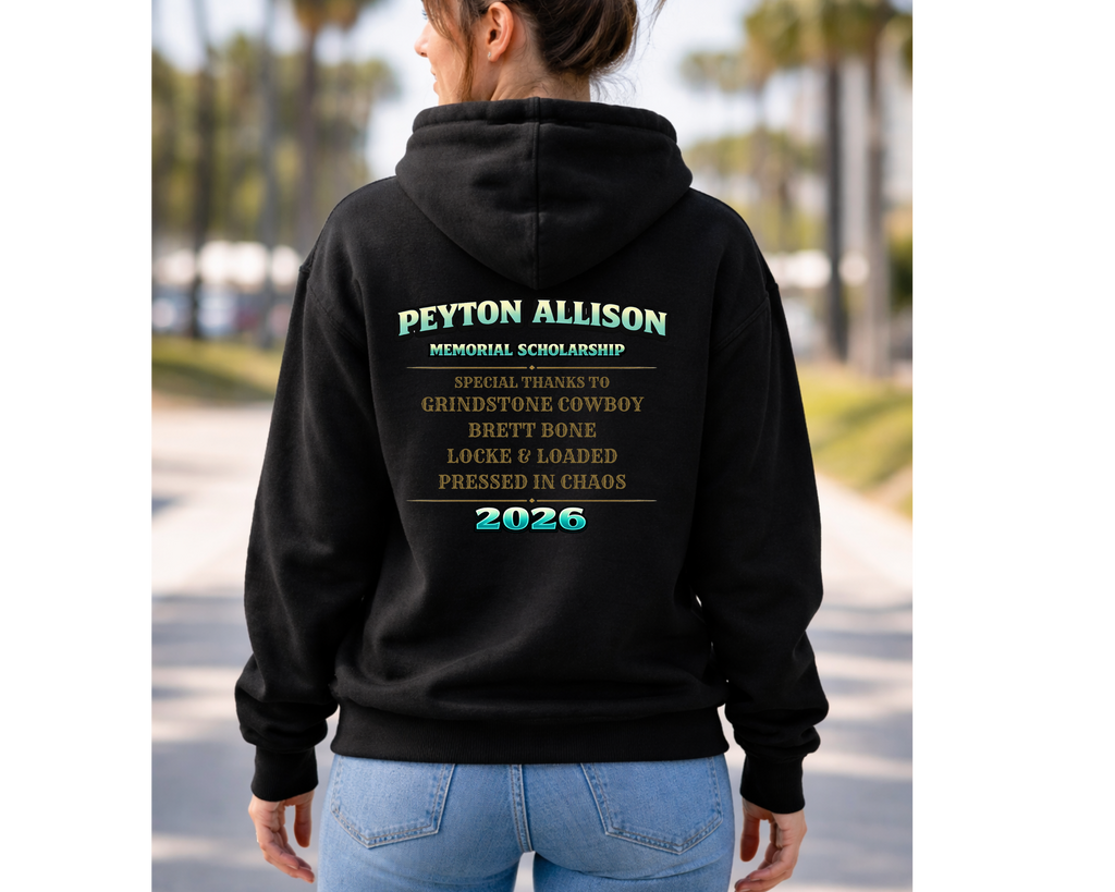 Pickin’ for Peyton 2026 Gildan Hoodie | Fundraiser Hooded Sweatshirt for Peyton Allison Scholarship Fund