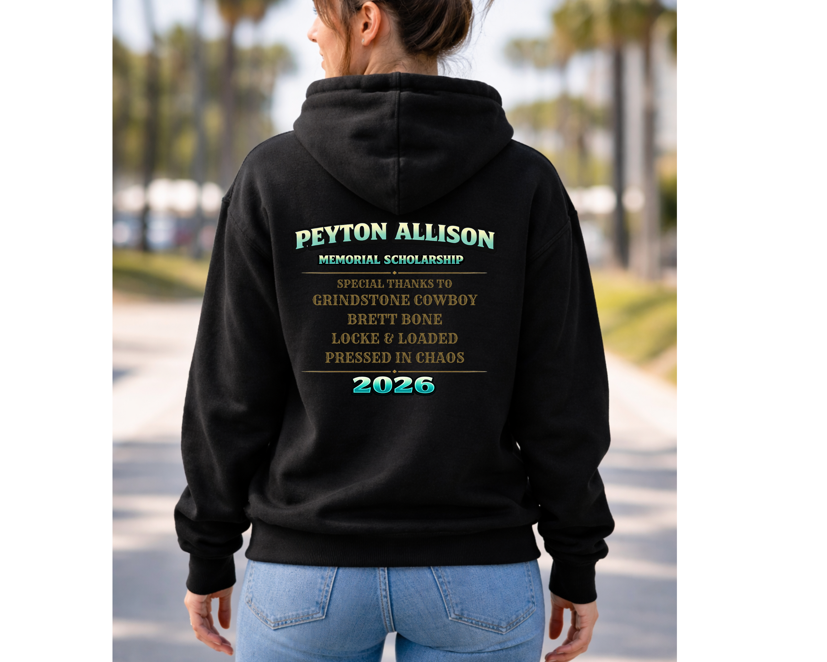 Pickin’ for Peyton 2026 Gildan Hoodie | Fundraiser Hooded Sweatshirt for Peyton Allison Scholarship Fund