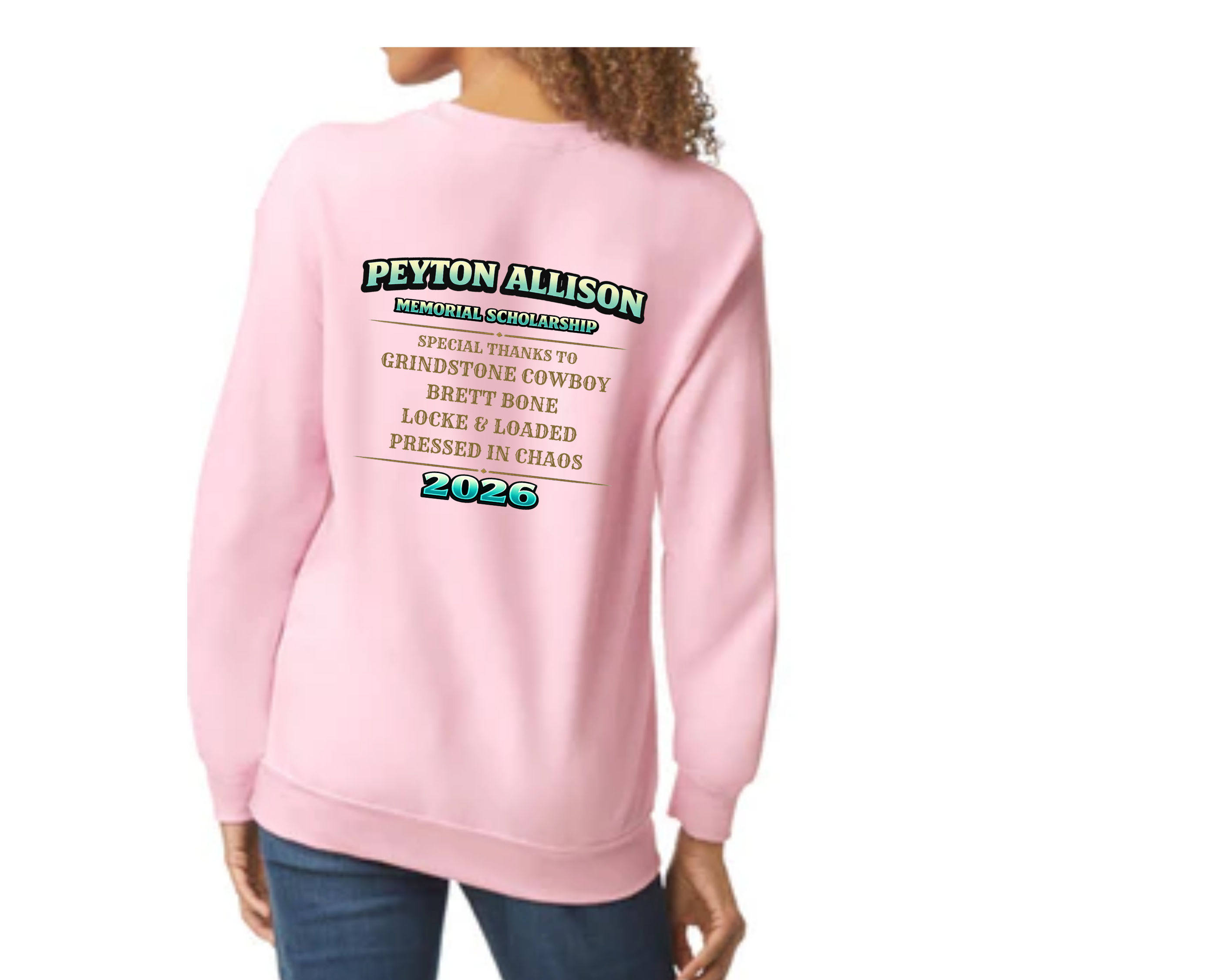 Pickin’ for Peyton 2026 Gildan Sweatshirt | Fundraiser Crewneck for Peyton Allison Scholarship Fund