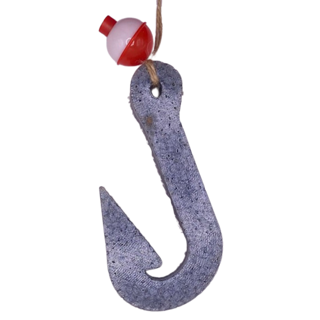 Fishing Hook Car Freshie - Black Ice Scented Freshie