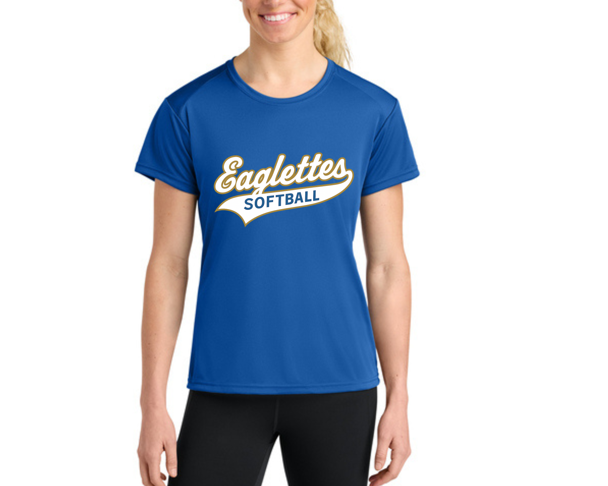 Eaglettes Softball A4 Performance T-Shirt | Moisture-Wicking Short Sleeve Tee | Practice & Game Day Shirt