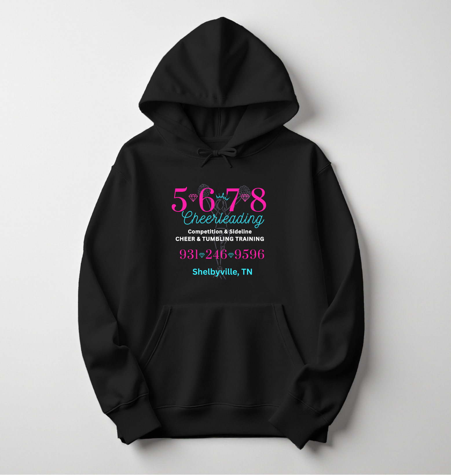 5-6-7-8 Cheerleading Hoodie | Shelbyville TN Cheer & Tumbling Training Apparel