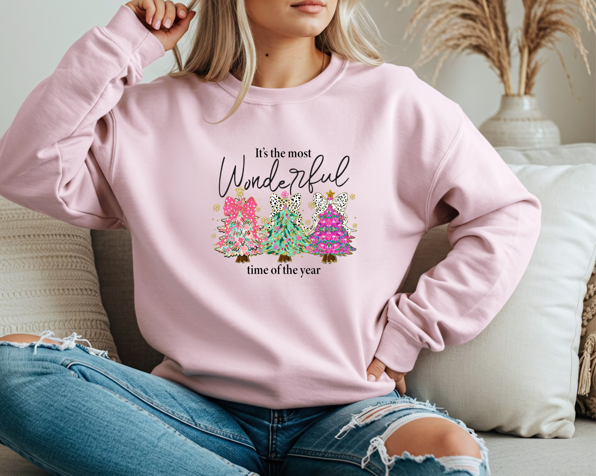It’s the Most Wonderful Time of the Year” Christmas sweatshirt!