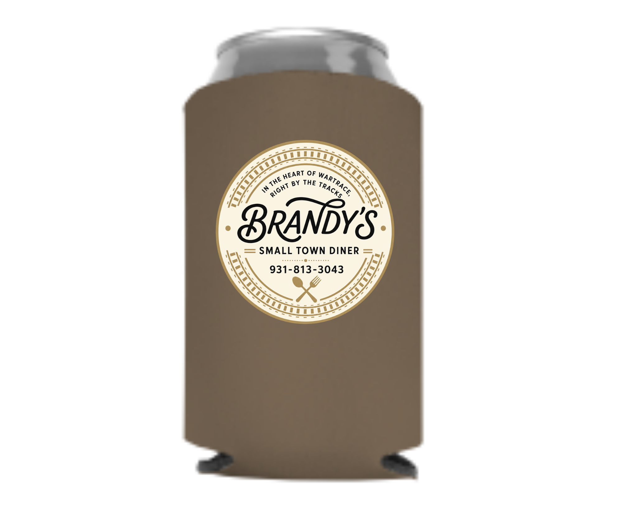 Brandy’s Small Town Diner Koozie | Official Logo Drink Koozie