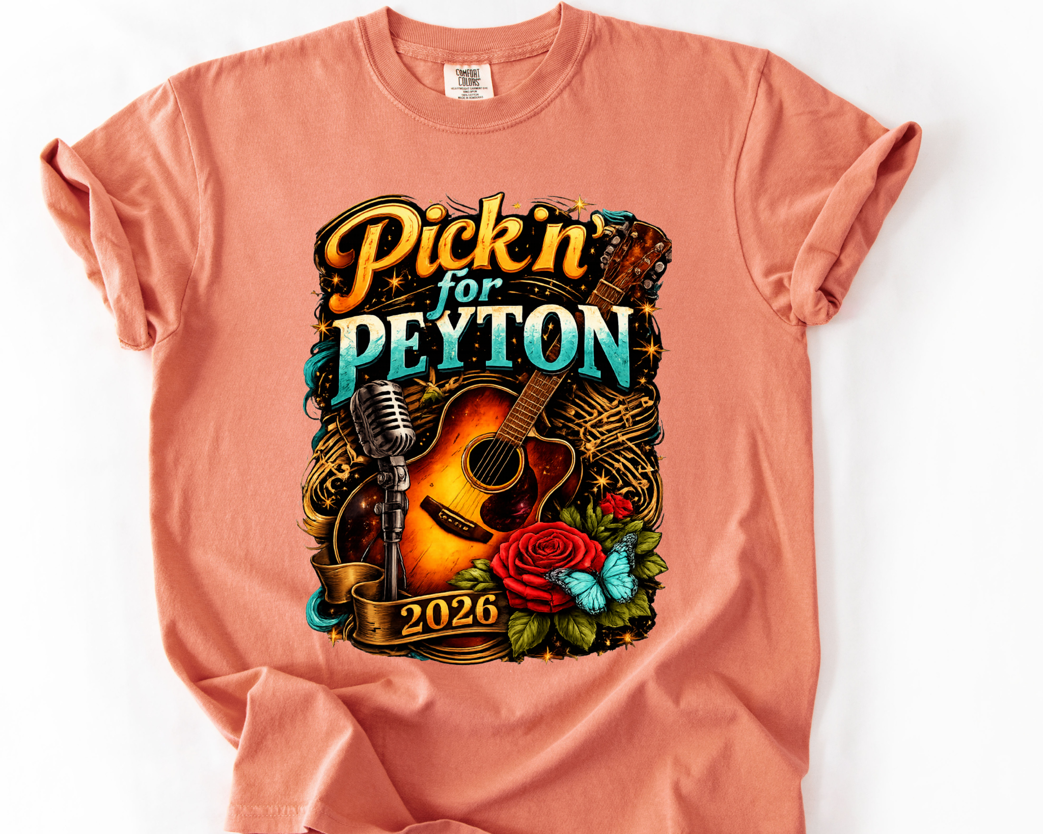 BRANDYS DINER ONLY Peyton Fundraiser Comfort Colors Tee