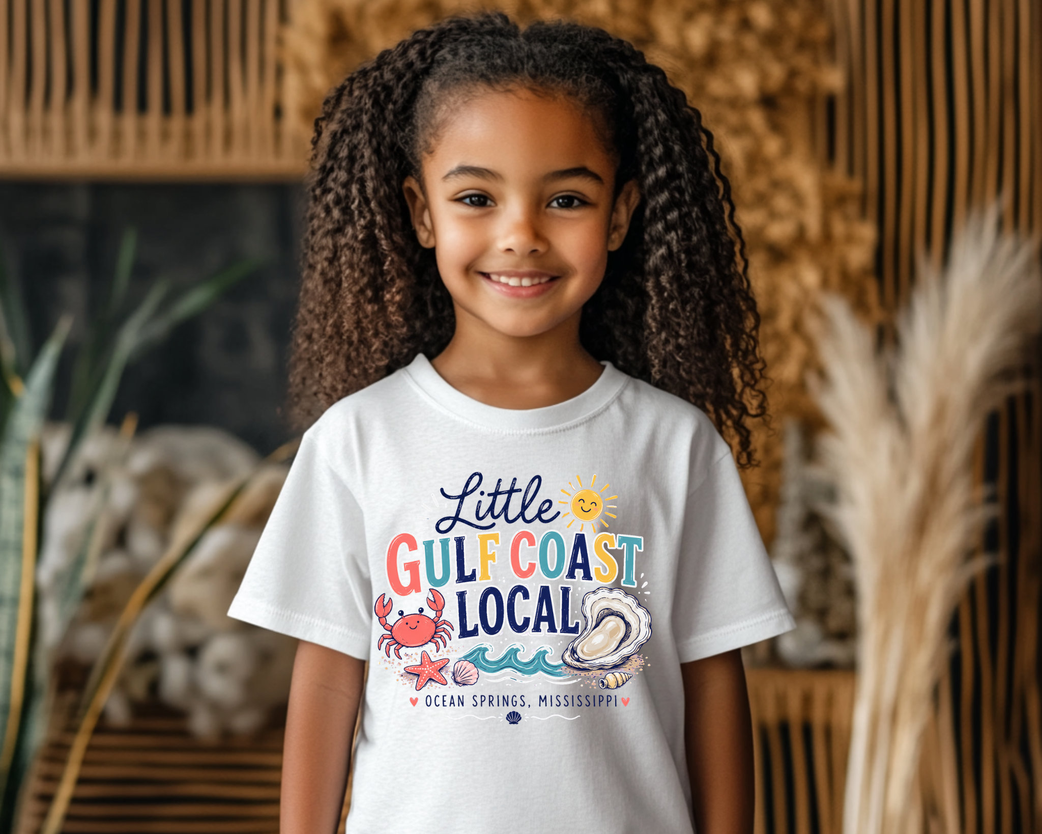 Little Gulf Coast Local Youth Graphic Tee | Ocean Springs Mississippi Kids Beach Shirt