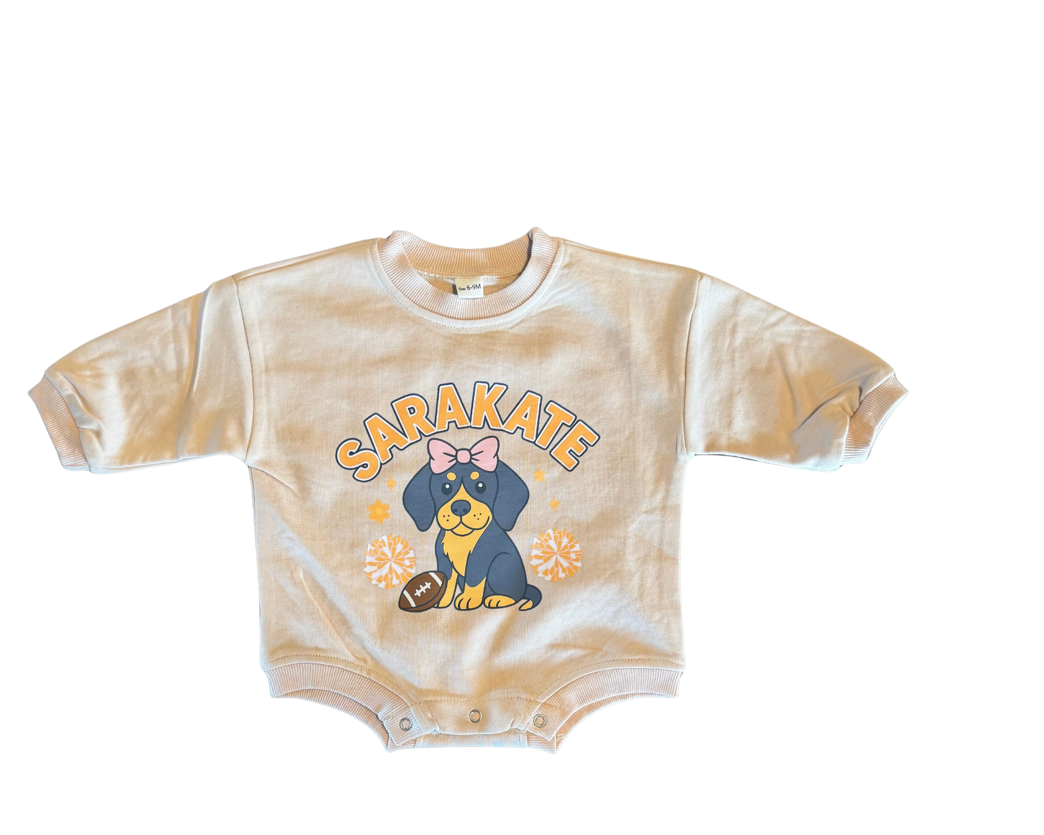 Vols Smokey Personalized Sweatshirt Baby Romper