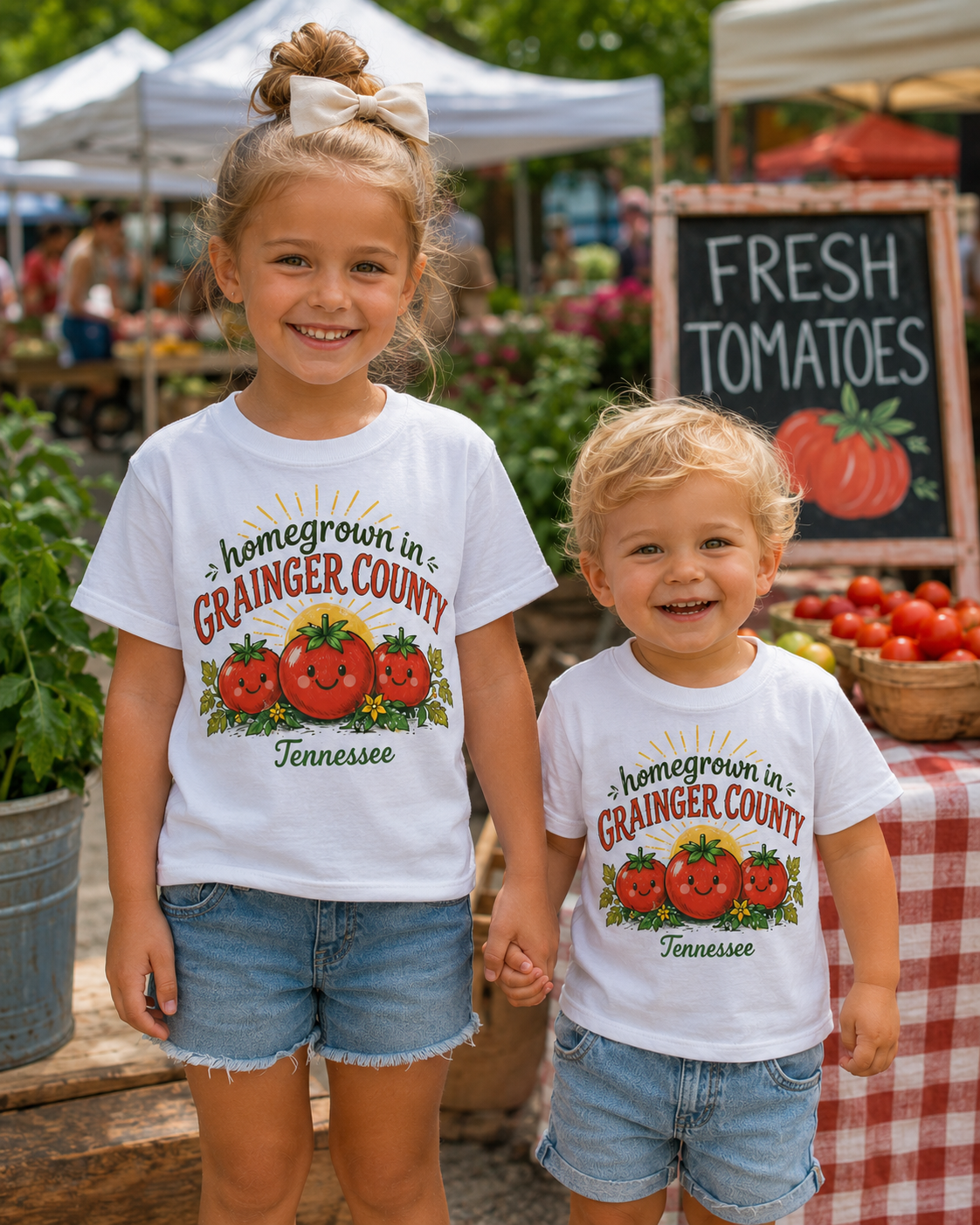 Grainger County Tomato Shirt - Homegrown Tennessee Farm Tee
