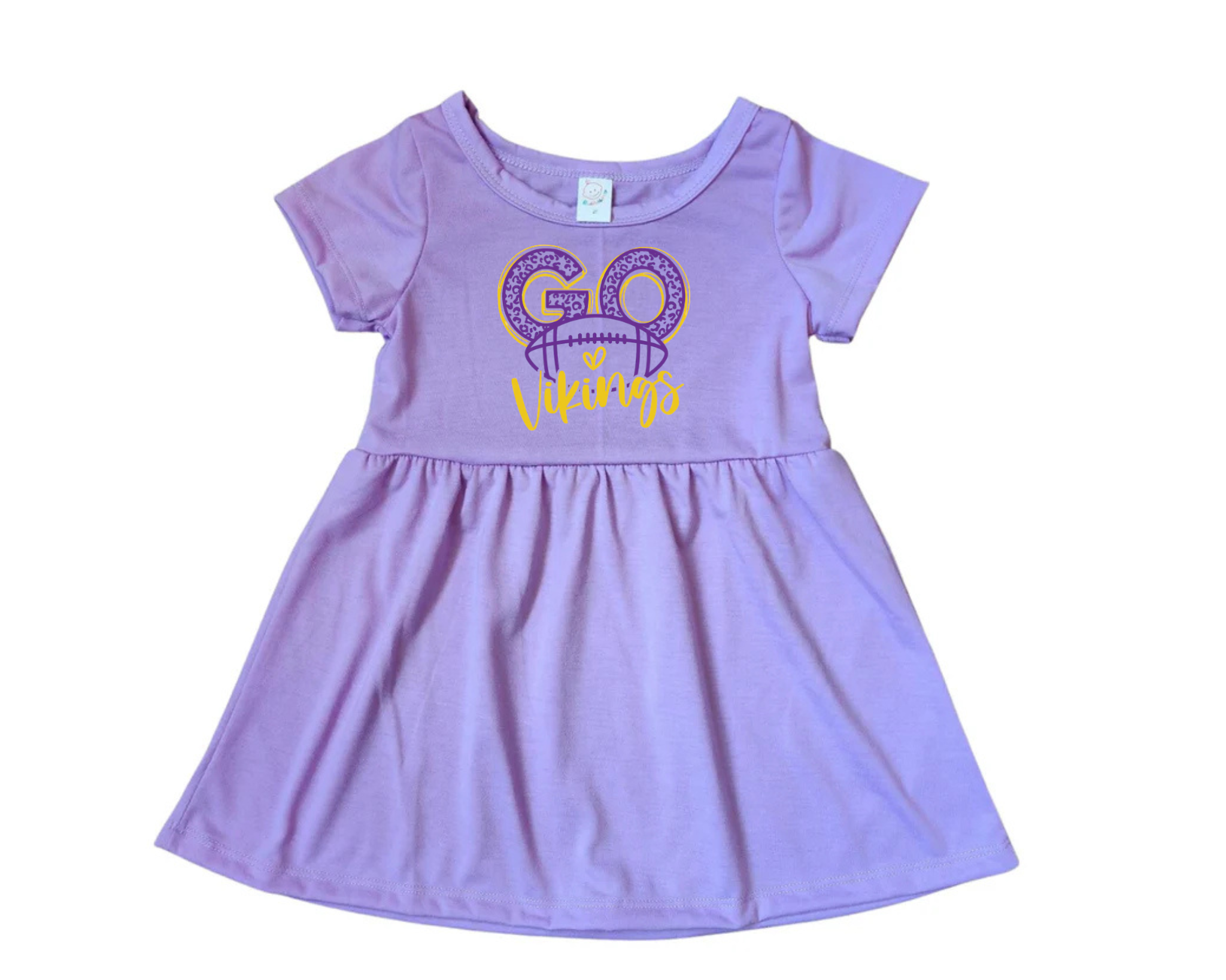 Go Vikings Football Toddler Dress – PRESSED IN CHAOS