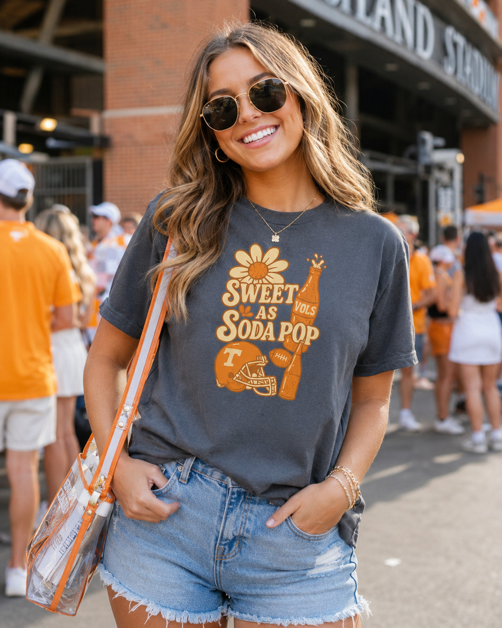 Exclusive Sweet as Soda Pop Game Day Tee | Boutique Women’s Vols-Inspired Tailgate Shirt
