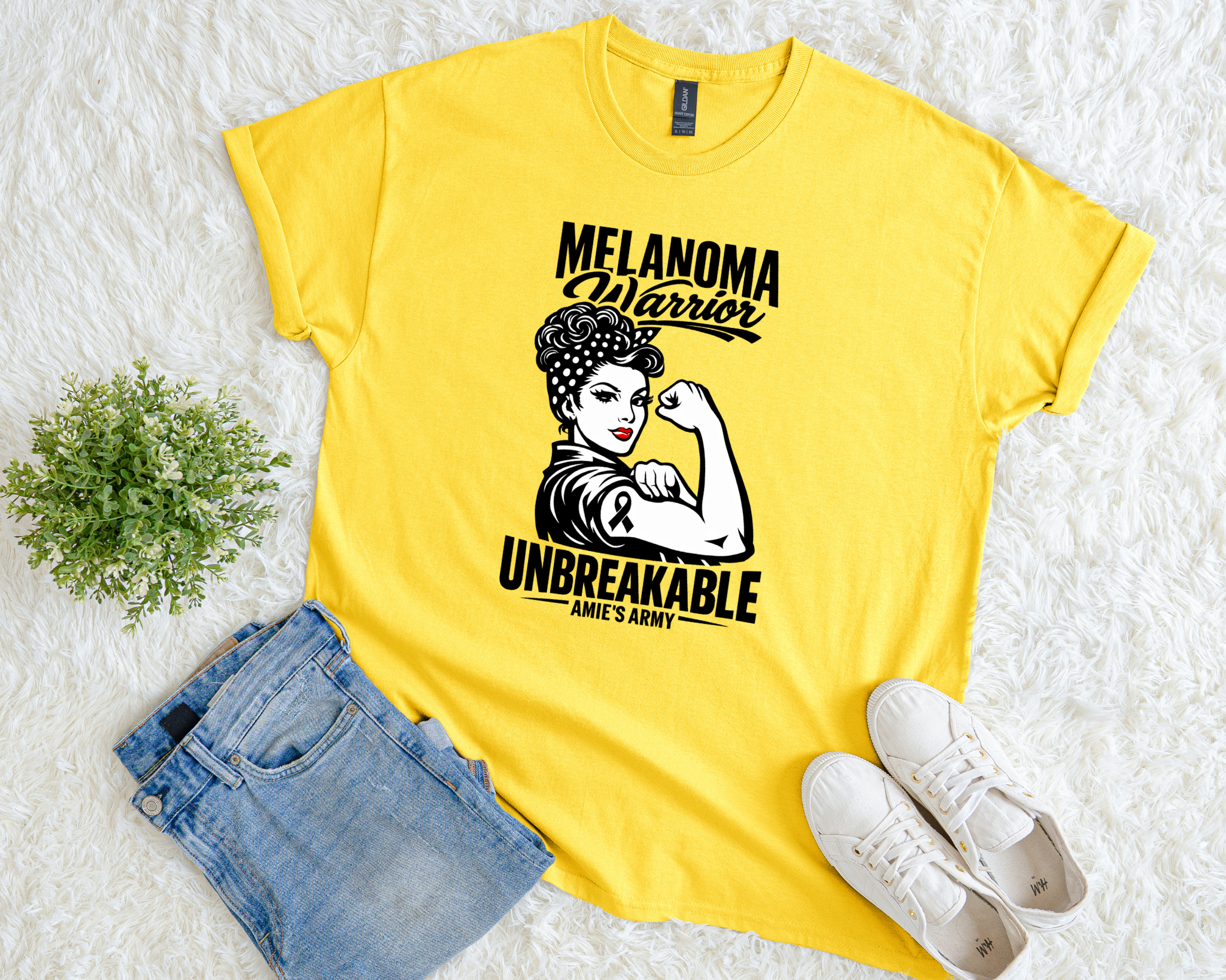 Melanoma Warrior: Amie's Army Tee