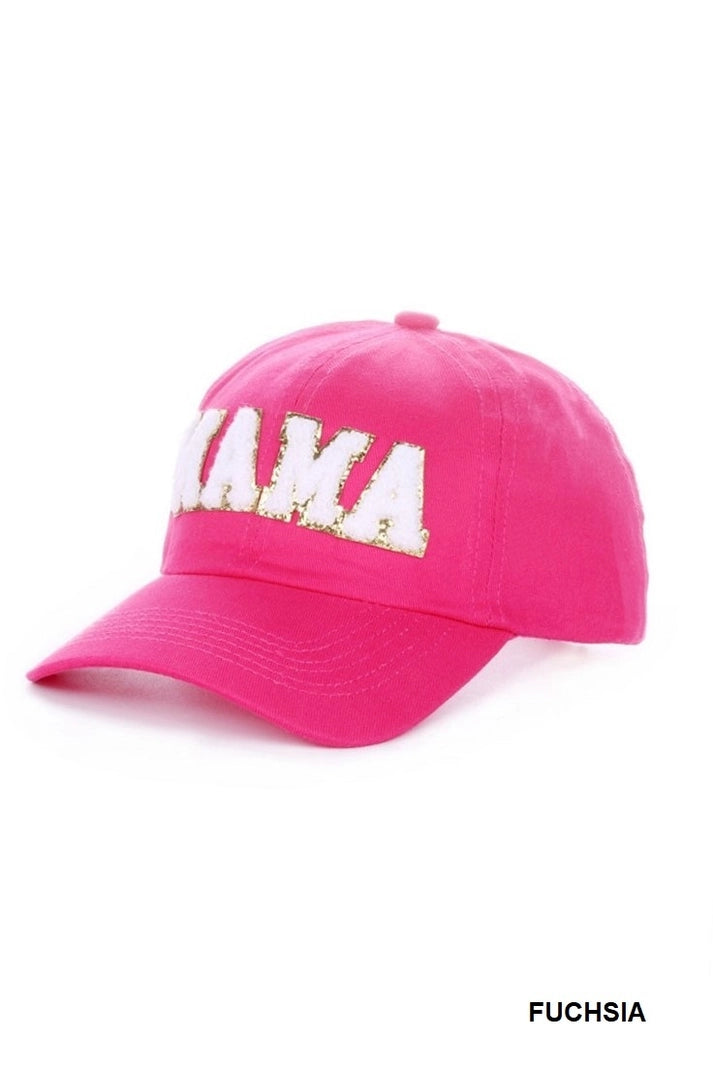 Mama Chenille Patch Baseball Cap Hat