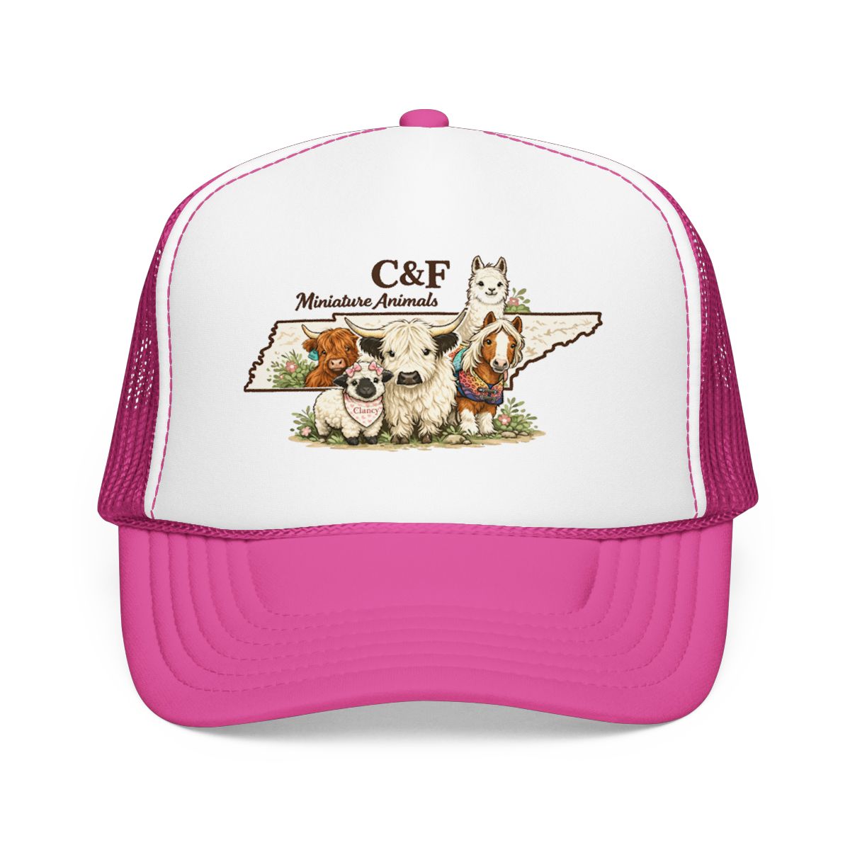 C&F Minature Animals Foam Trucker Hat