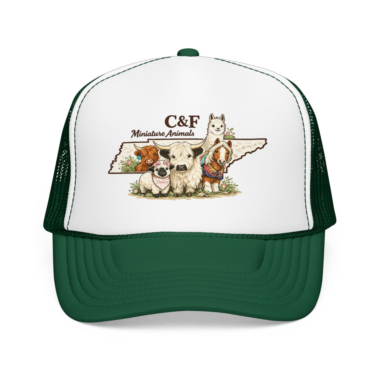 C&F Minature Animals Foam Trucker Hat