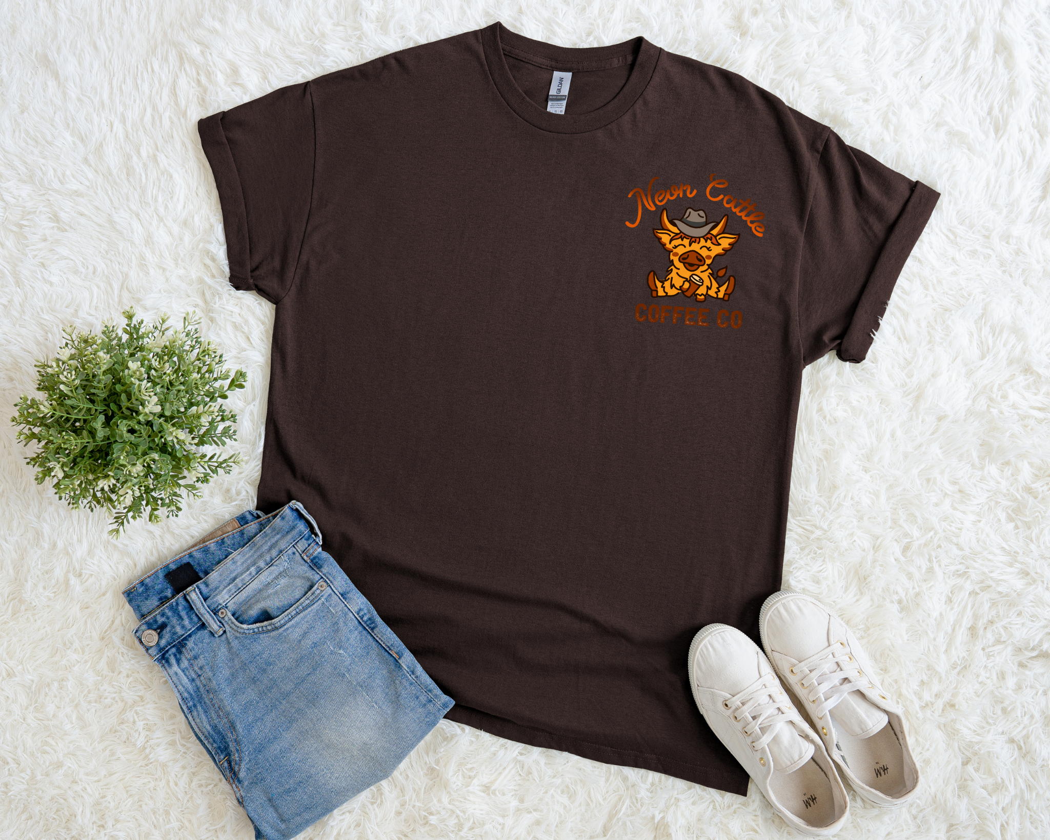 Support Tennessee Farmers Tee – Neon Cattle Coffee Co | Pressed in Chaos Exclusive