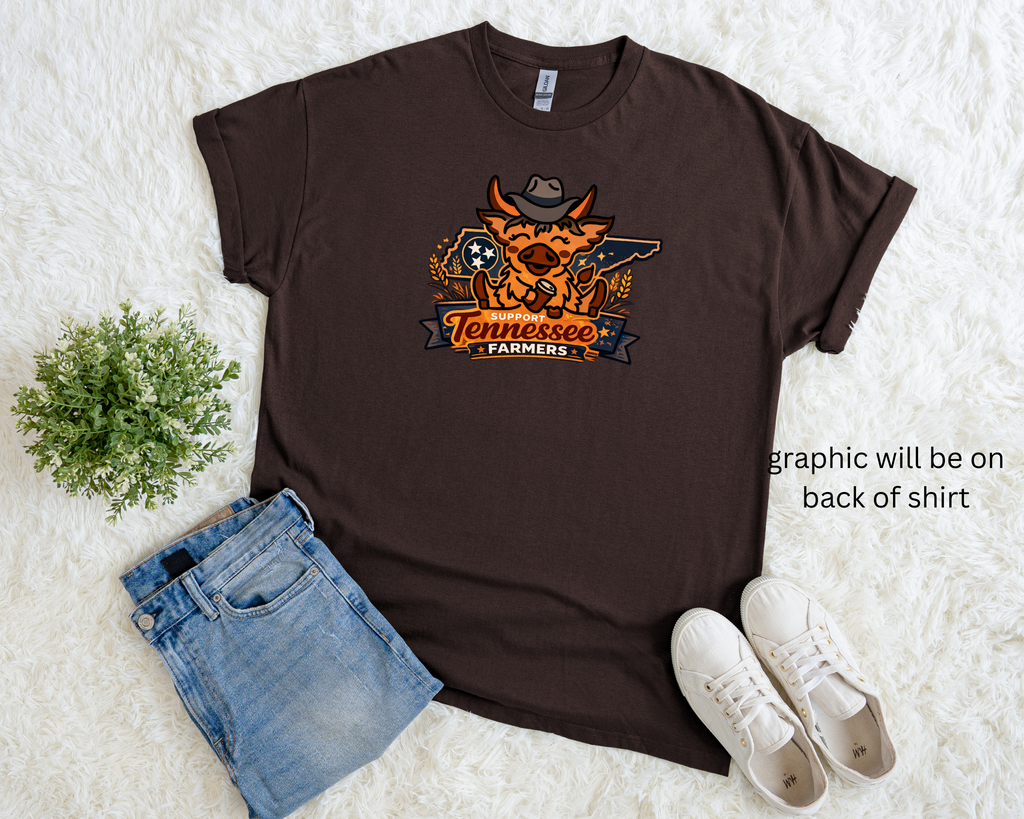 Support Tennessee Farmers Tee – Neon Cattle Coffee Co | Pressed in Chaos Exclusive