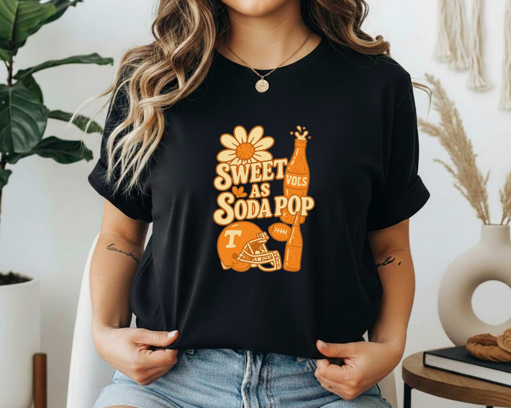 Sweet as Soda Pop Tennessee Graphic Tee – Vols Game Day Shirt – Tennessee Football Fan T-Shirt – Southern Game Day Boutique Tee