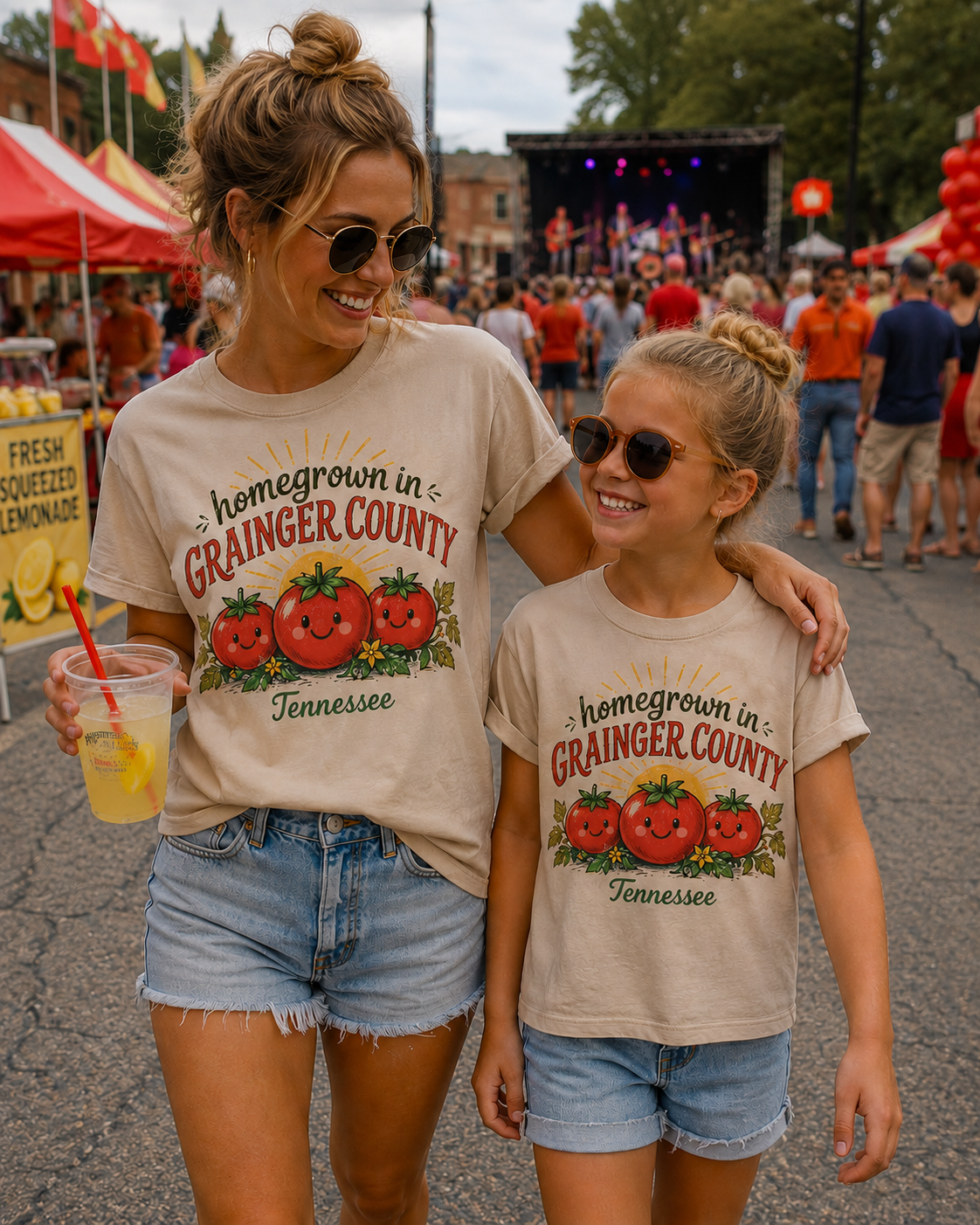 Grainger County Tomato Shirt - Homegrown Tennessee Farm Tee