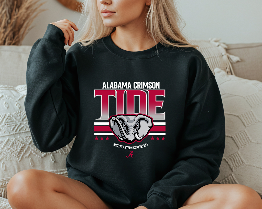 Alabama Crimson Tide-Inspired Crewneck Sweatshirt | Game Day Favorite
