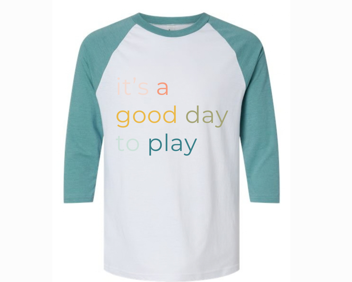 Villages Child Development Center “It’s a Good Day to Play” Raglan Tee