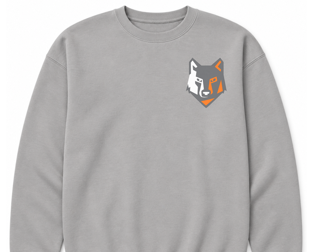 Mercy McAuley Wolves Oversized Back Graphic Sweatshirt | Premium Gildan SF000