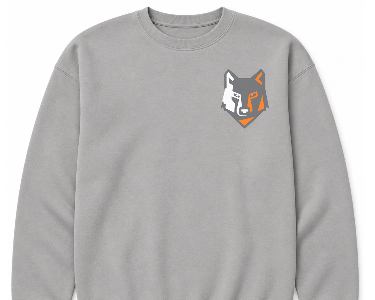 Mercy McAuley Wolves Oversized Back Graphic Sweatshirt | Premium Gildan SF000