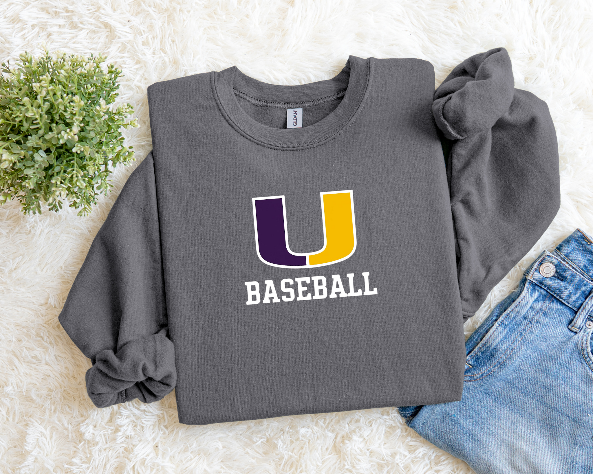 Unionville Vikings Baseball Crewneck Sweatshirt | Classic Fleece Team Pullover