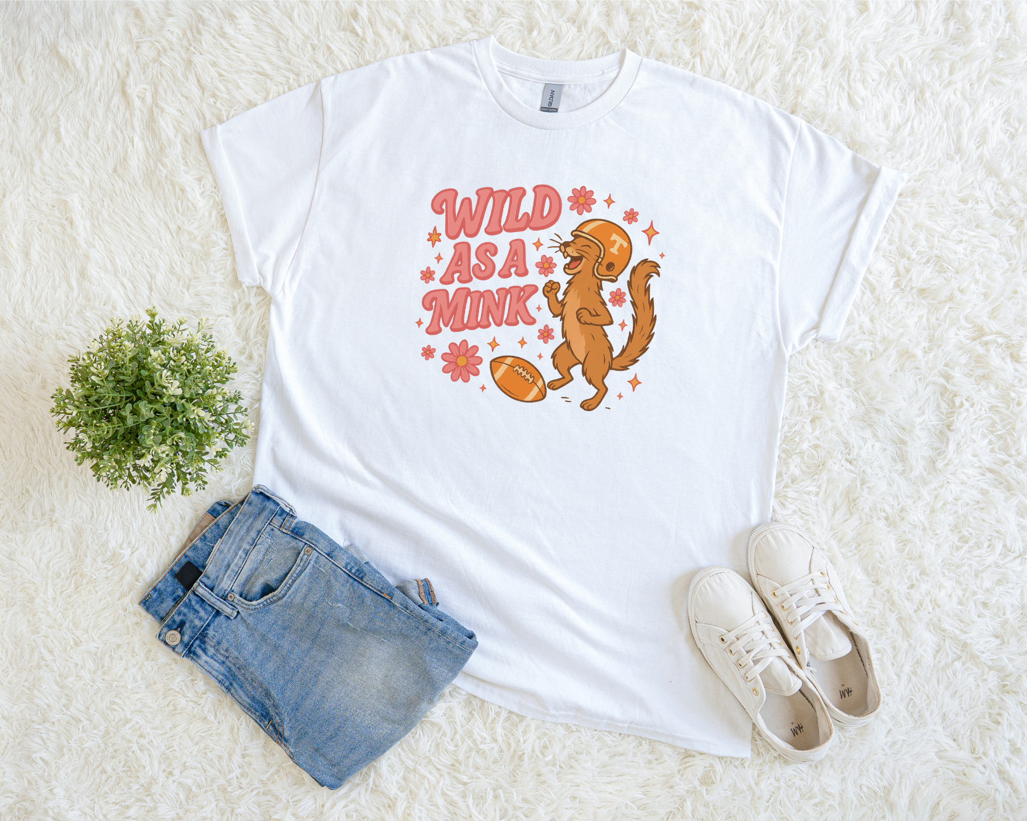 Wild as a Mink T-Shirt – Retro Tennessee Vols Game Day Tee